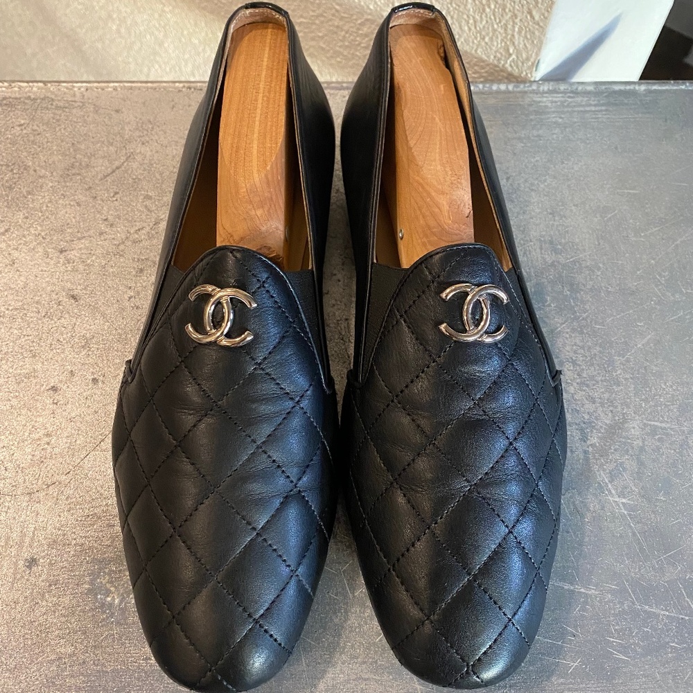 Women's Chanel Quilted Loafers